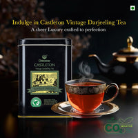 GOODRICKE Castleton Vintage Darjeeling Tea - 250gm (Pack of 1) | Single Estate Whole Leaf tea | 100% Loose Leaves | Premium Black Tea with Rich Taste & Aroma