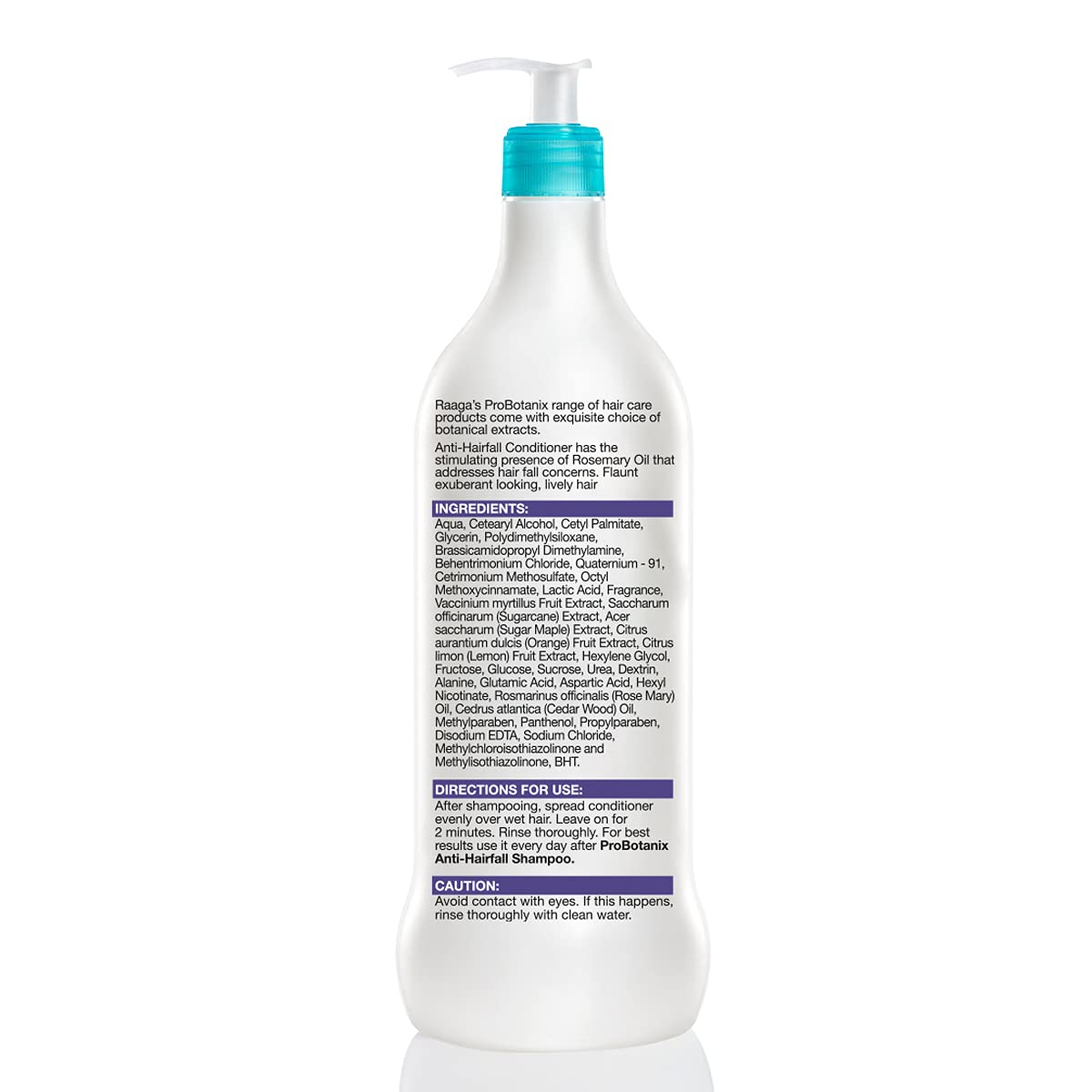 Raaga Professional Pro Botanix Anti-Hair Fall Conditioner, With Rosemary Oil, Prevents Hair Breakage, Imparts Hair Growth, For Men and Women, 1000 ml