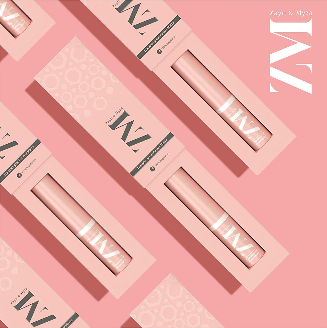 ZM Transfer-Proof Power Matte Bullet Lipstick, Vegan, 3.2 g (Burgundy Bliss)