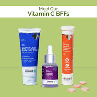 The Derma Co 5% Vitamin C Oil-Free Daily Face Moisturizer for Skin Radiance | For Oily Skin | For Skin Radiance | Non-Greasy Formula | 100 g
