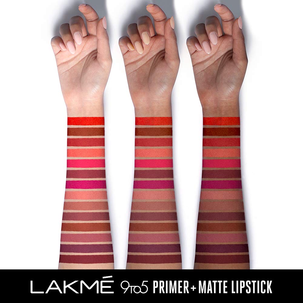 Lakmé Lipstick Burgundy Passion (Matte) & Lakmé Lip Color Deep Wine (Matte)