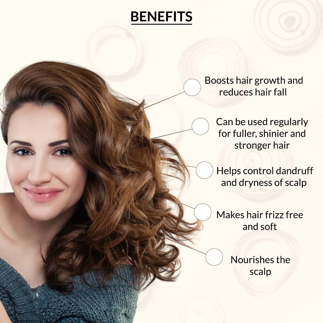 INDUS VALLEY 100% Organic Onion Oil For Hair Fall Control - (200ml)