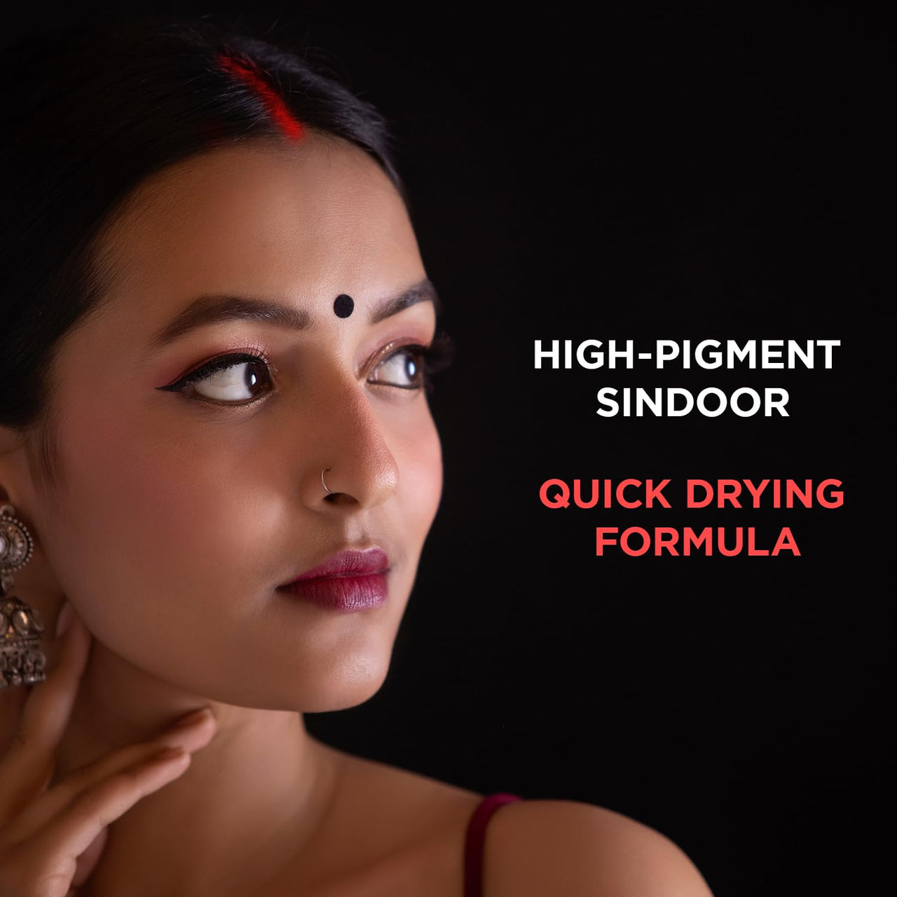 Orgatre Elegant Liquid Sindoor Red 4.5ml – Long-Lasting, Smudge-Proof & Skin-Friendly | Ideal for Regular Wear, Weddings, Festivals & Traditional Ceremonies