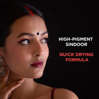 Orgatre Elegant Liquid Sindoor Red 4.5ml – Long-Lasting, Smudge-Proof & Skin-Friendly | Ideal for Regular Wear, Weddings, Festivals & Traditional Ceremonies