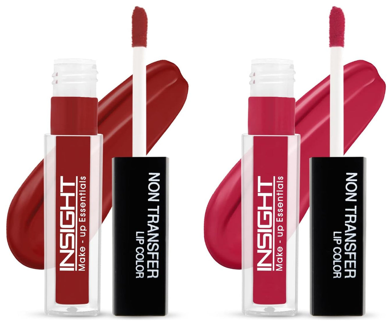 INSIGHT Non Transfer Matte Lip Color, 4Ml (22 Autumn) & Matte Lip Color, 4Ml (05 Cocoa Plum)