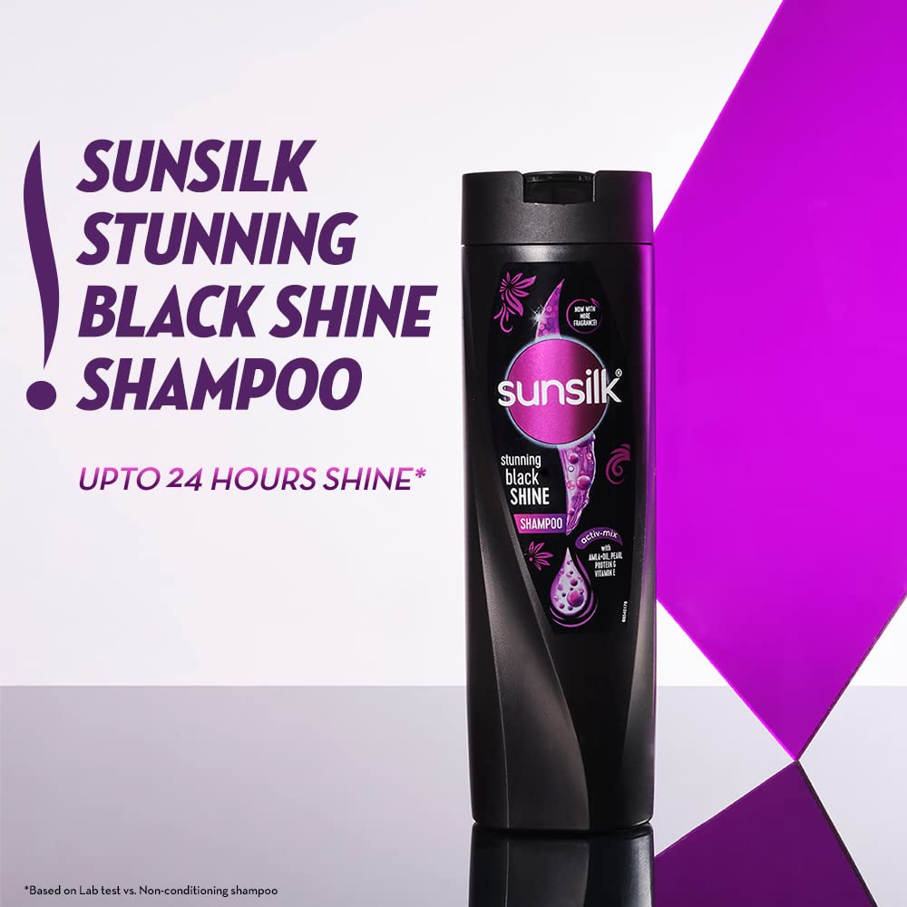 Sunsilk Radiant Black Shine Shampoo 180 ml