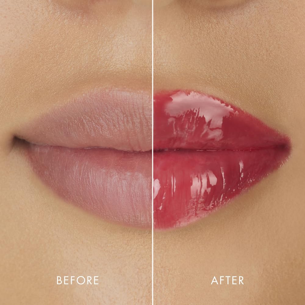 HYUE HydraPlump™ Lip Plumper | 4 ml | Long-term Plumping Effect & Hydration | Non-sticky Formula with Cooling Ice Cube sensation | Jojoba Oil, Vit E & Pomegranate Extract | Flat-tip Applicator (Ra Ra Rouge, 4)