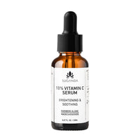 SUGANDA SKINCARE Vitamin C Serum 10% | Helps Brighten And Reduce Dark Spots, And Hyperpigmentaion | With Soothing Cica And Hydrating Hyaluronic Acid And Rainbow Algae| Suitable For Sensitive Skin.