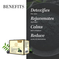 Khadi Natural Herbal Neem Charcoal Soap | Herbal Soap for Removing Impurities | Skin Detoxifying Bathing Soap | Suitable for All Skin Types | (125gm *3) (375gm)