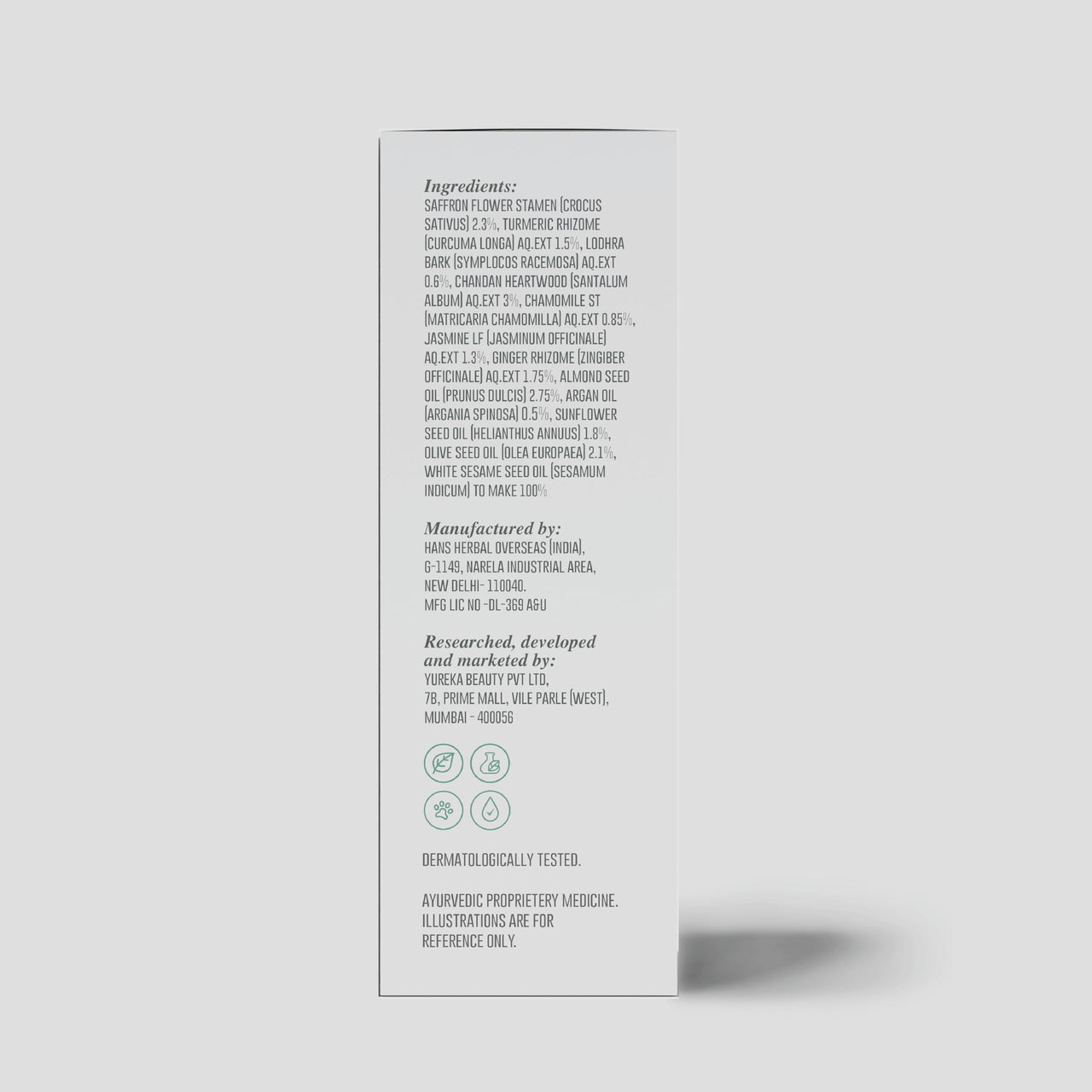 Nature4Nature Revitalizer Night Natural Face Serum with Saffaron and Chandan for Glowing Skin, Anti ageing formulation | Radiant Complexion | Spot reduction | For All Skin Type | 30 ml