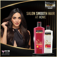 TRESemme Gloss Ultimate Ultra Shine Hair Serum 50ml with Macadamia Oil & Vitamin E & Tresemme Keratin Smooth Combo