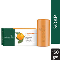 Biotique Bio Fruit Whitening Lip Balm, 12G And Biotique Bio Orange Peel Revitalizing Body Soap, 150G
