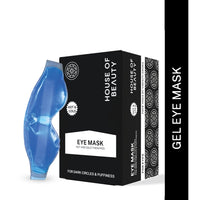 House of Beauty Hot and Cold Gel Eye Mask for Soothing Relief Puffy Eyes, Dark Circle, Dry Eyes, Pain Relief, Redness, & Stress (1pc)