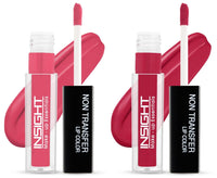INSIGHT Non Transfer Matte Lip Color, 4Ml (05 Cocoa Plum) & Insight Non Transfer Lip Color, 4Ml (24 Charmed)