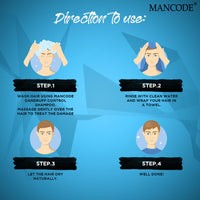 Mancode Anti Dandruff Shampoo for Men Prevent Dandruff Healthier Hair and Scalp Itch Free No Mineral Oil Neem Extract 200 ml Hair Shampoo for Men (Pack of 1)