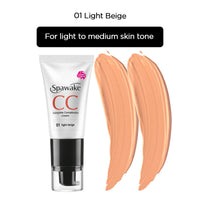 Spawake CC Cream 01 Light Beige with SPF 32/PA++, for All Skin Types, 30g