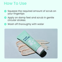 Earth Rhythm Foot Scrub with Pumice & Sea Salt | Relaxes Feet, Smoothens Rough Skin, Lightens Tan | Unisex - 100g