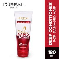 L'Oreal Paris Rapid Reviver Total Repair 5 Deep Conditioner, 180ml & L'Oreal Paris Rapid Reviver 6 Oil Nourish Deep Conditioner, 180ml