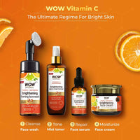 WOW Skin Science Brightening Vitamin C Foaming Face Wash | Refill Pack | Glowing, Bright Skin | Paraben & Sulphates Free | Face Wash for Women & Men | 200 ml