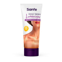 Sanfe Daily Body Luminiser l Instant Body Highlighter For Women | SPF50 Smudge Proof | Water Proof | Sweat Proof | Transfer Proof | Daily Complexion Booster | For Indian Skin | 50g