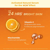 WOW Skin Science Brightening 20% Vitamin C Face Serum | Boost Collagen and Elastin for Anti aging, Skin Repair | For Dark Circles, Fine Lines | Glowing Skin | Hydrates | 15 ml