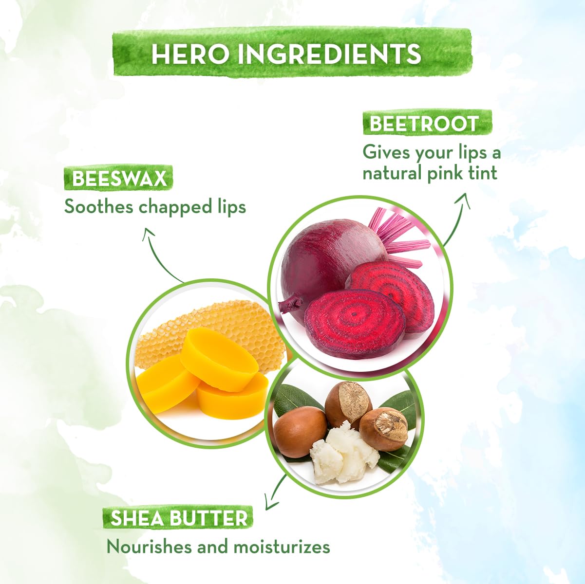 Mamaearth Beetroot Tinted 100% Natural Lip Balm with Beetroot & Beeswax - 2 g | | 12 Hr Moisturization | For Dry & Chapped Lips | Natural Pink Tint | Brightens Lips