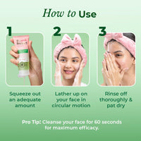 The Pink Foundry Acne Face Wash with 1.5% Salicylic Acid, Zinc PCA, Cica & Lemongrass | Treats & Prevents Acne Breakout | Oil Control Face Wash | Dermatologically Tested | All Skin Types | 100ml