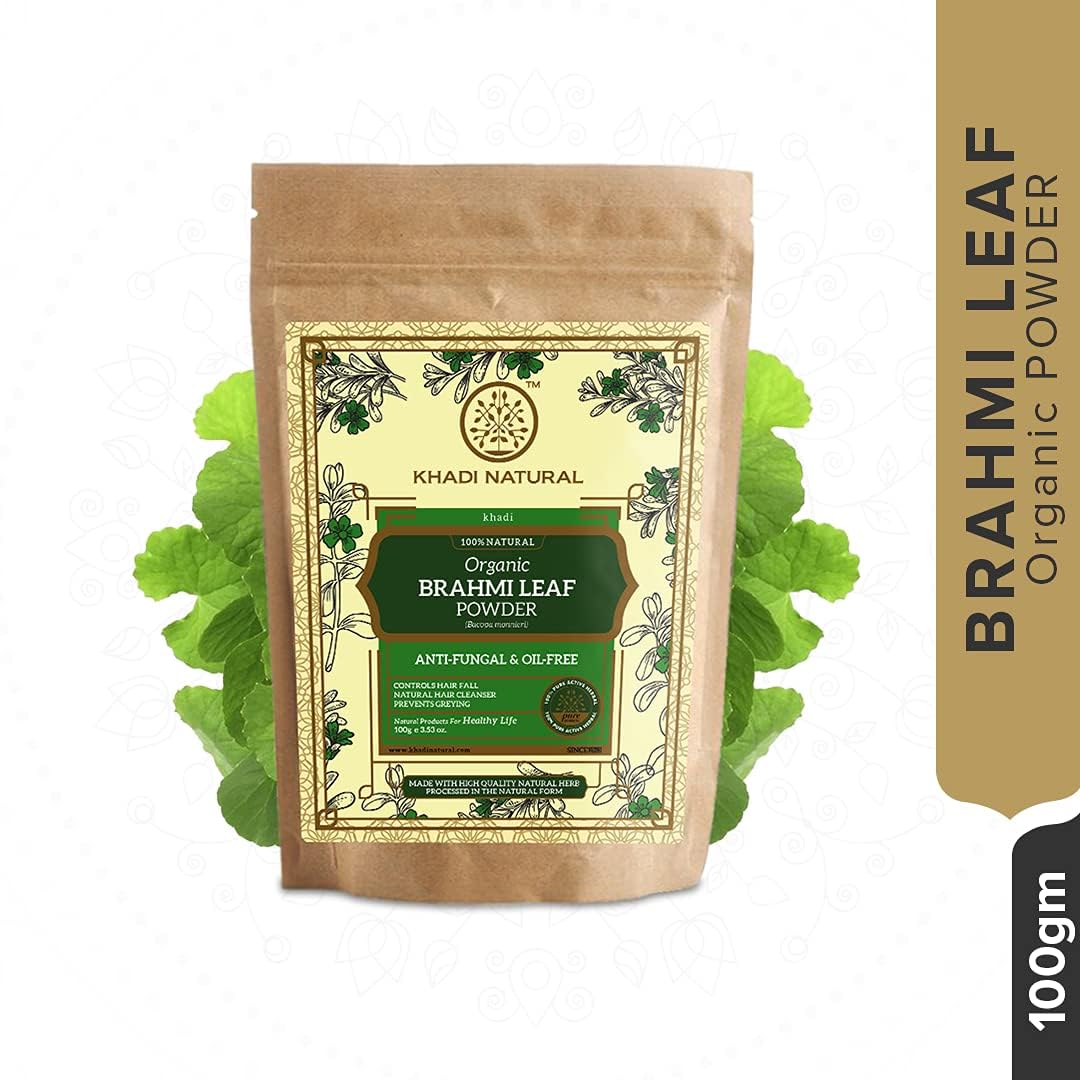 KHADI NATURAL Brahmi Leaf Organic Powder