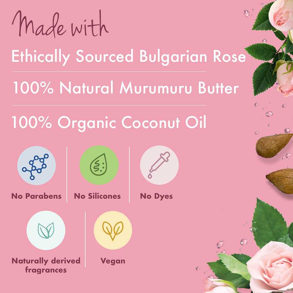 Love Beauty & Planet Natural Coconut Water & Mimosa Flower Hydrating Body Lotion 400 Ml & Natural Murumuru Butter & Rose Glow Body Lotion, 400 Ml