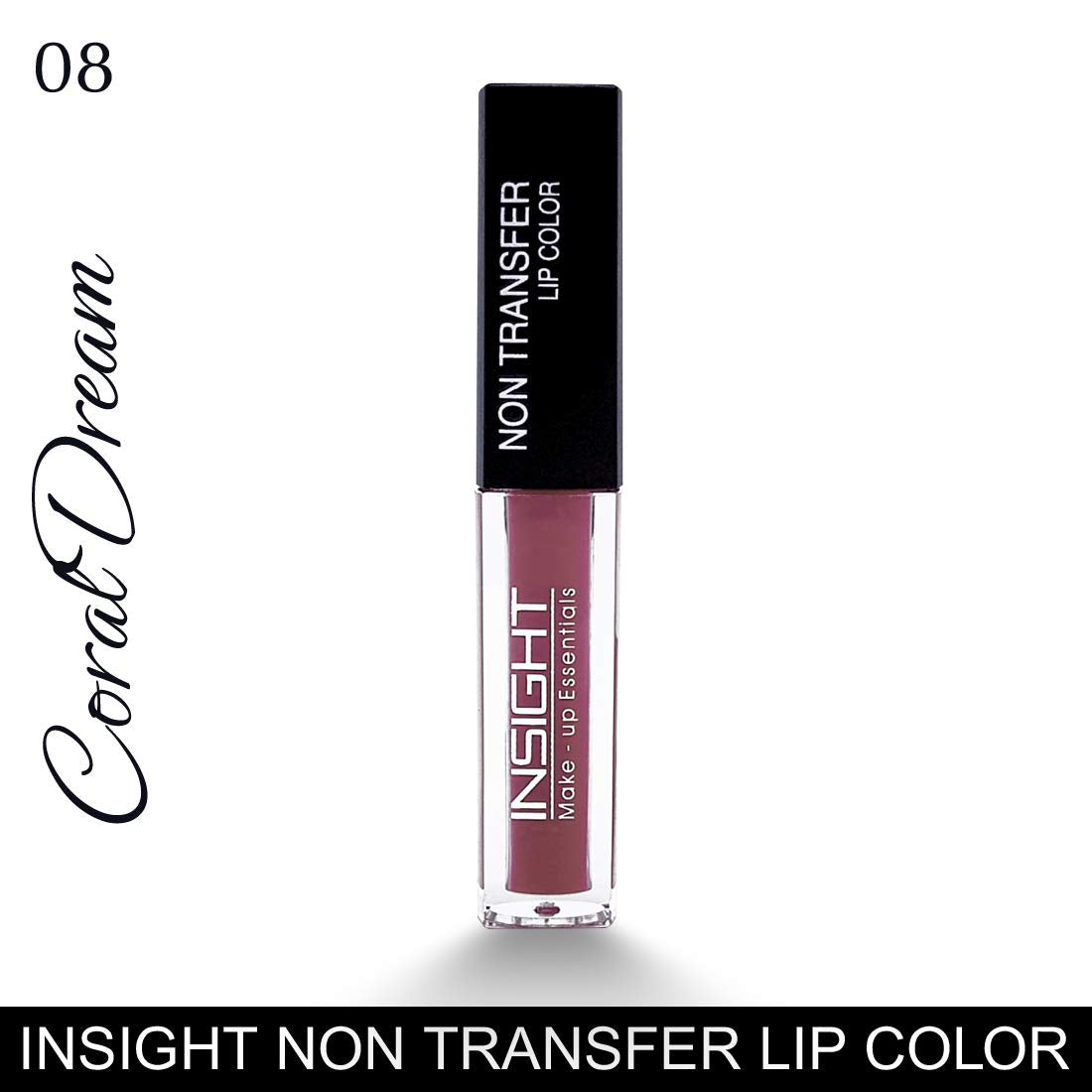 INSIGHT Lip Color 04 Ferocious Pink, 08 Coral Dream (Matte)