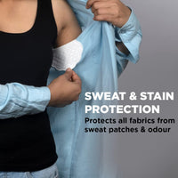 FURR Underarm Roll-On 40ml & Sweat Pads Folded 7 Pairs Combo – Long-Lasting Fresh Aqua Freshness and Protection, Odor Control, Comfortable Wear, Easy Application