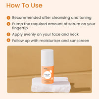 Earth Rhythm 20% Vitamin C Face Serum for Glowing & Clear skin with 1.5% Hyaluronic & 2% Salicylic Acid | Hydrates Moisturizes & Brightens | Suitable for Oily Sensitive & Acne Prone Skin - 15ml