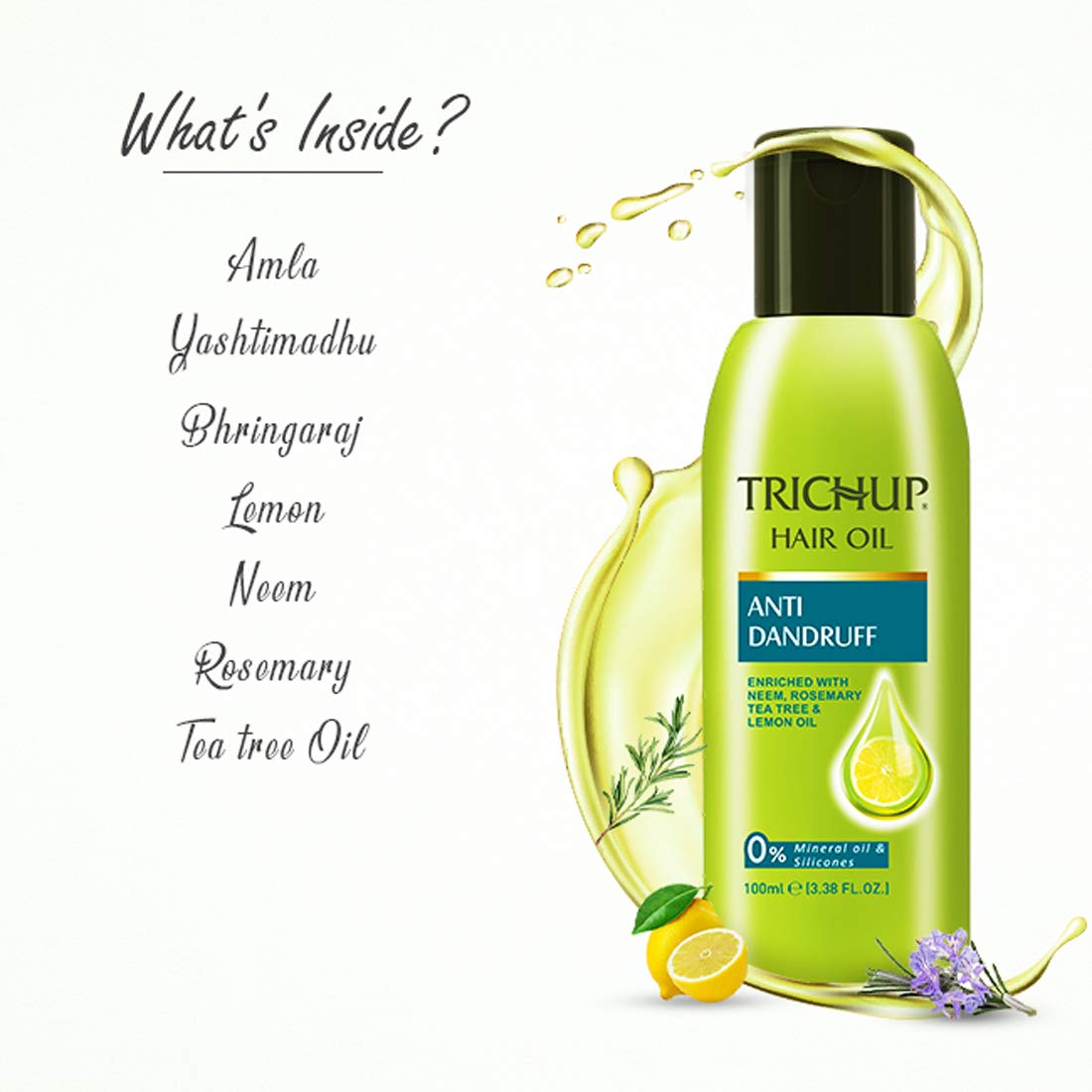 Trichup Anti-Dandruff Kit (Anti-Dandruff Oil (100ml), Anti-Dandruff Shampoo (200ml) (PACK OF 2)