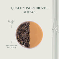 Luxmi Estates - Fine Leaf Earl Grey | Premium Assam Black Orthodox Tea With Natural Bergamot Flavour, Immunity Booster, Improves Metabolism & Antioxidants | 100 tea bags * 2g | 200g