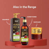 WOW Skin Science Apple Cider Vinegar Shampoo - 1L | Mild Anti-Dandruff Shampoo For Daily Use | Suitable For Men & Women | Balances PH Level | Contains No Sulphates, Parabens or Harmful Chemicals