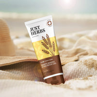Just Herbs Spf 35+ Nosun Sunscreen For All Skin Types Gel, Lightweight, Broad Spectrum Pa 35++++- 50Ml & Skin-Rejuvenating Ayurvedic Face Wash Cleanser - 100 Ml Combo, Pack Of 1