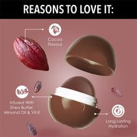 Blue Heaven Tinted Lip Balm Infused With Shea Butter, Almond Oil And Vitamin E - Cocoa, 8G, Brown