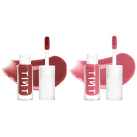 Tint Cosmetics 2.5ml Set of 2 Lipgloss, Brick Red & Pink, Non Sticky, Hydrating, Light Weight, Long Lasting, High Shine & Soft Natural Liquid Lip Gloss For Girl & Women (Honey & Pixie)