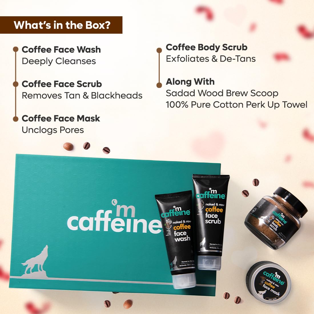 mcaffeine Special Mood Gift Set For Women And Men With Complete Coffee Skin Care|Birthday Gift Kits|Anniversary|Self Care Pampering & Rejuvenating Kit For All Occasions & Ages For All Skin Types