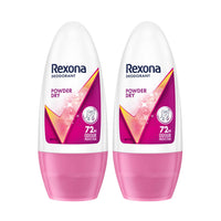 Rexona Powder Dry Underarm Floral Roll On Deodorant + Antiperspirant For Women|| 50 Ml+Rexona Powder Dry Underarm Roll On Deodorant + Antiperspirant For Women|| 50 Ml