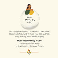 Ashpveda Day Cream with Natural SPF 25, UVA/UVB, PA+++ Sun Protection (30 gm), Ayurvedic Ultra Hydration Radiance Cream with Broad Spectrum Sun protection | Natural Face Cream for Pigmentation, Silky Soft & Brightening Skin