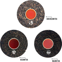 Golden Tips Black Tea, 3-in-1 Darjeeling, Nilgiri & Assam Brocade Bags|Best for Gifting, Filled with Nice Taste and Aroma, 3 X 50 Gram