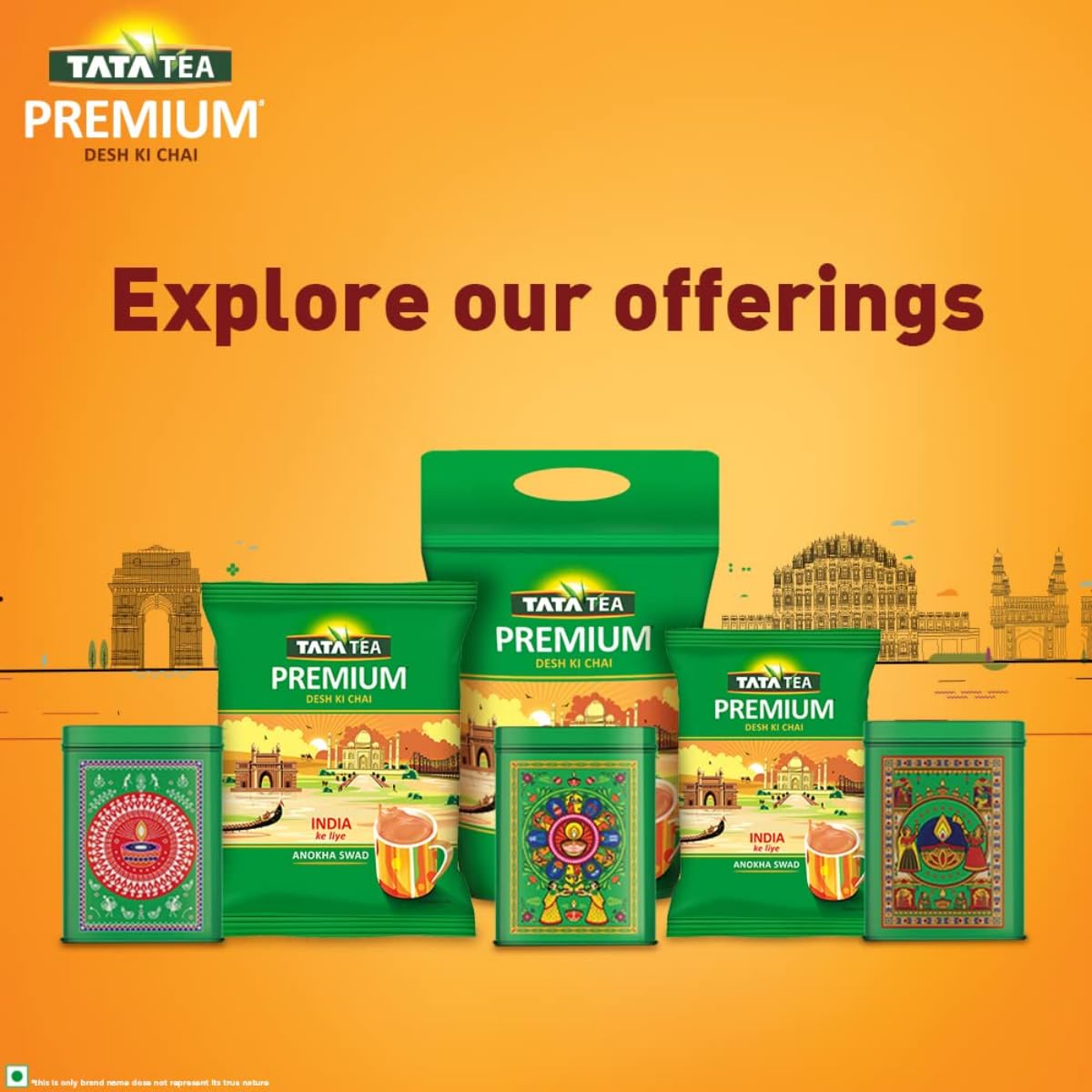 Tata Tea Premium Desh Ki Chai, Unique Blend Crafted For Chai Lovers Across India, Black Tea, Loose Leaves, 1kg Jar, black tea
