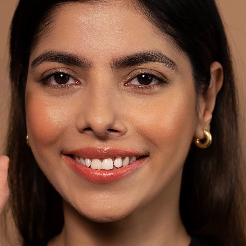 Ruby's Organics Cream Blush for Cheeks & Highlighter Duo Palette- Blusher for Face Makeup, Lightweight Flawless All Day Glow, All Skin Types, Natural &Paraben Free (Peach + Aura) 9g