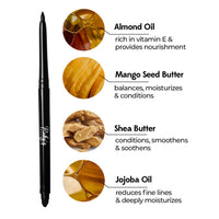 RUBY's ORGANICS Kohl Eyeliner- Brown, 3 In 1 Brow Filler, Kajal with In-Built Smudger, Extra Smooth & Blendable, Long-Wearing Matte Finish, Organic Eye Makeup, Cruelty-Free & Vegan, 0.35 Gm,Pencil
