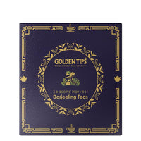Golden Tips Seasons Harvest Darjeeling Teas, Handpicked Black, Oolong, Green & White Teas in a Gold Foiled Gift Box, Ideal for Gifting & Special Occasions