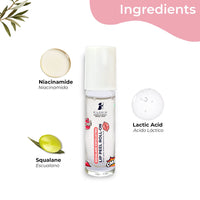 Pilgrim Spanish Squalane Lip Peel Roll-on with lactic acid & hyaluronic acid |Squalane exfoliating lip peel for soft & glossy lips | Hydrating dry & flaky lips |Women & Men's | 6 ml (Transparent)