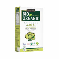 INDUS VALLEY 100% Organic Amla Powder | Indian Gooseberry Powder | Phyllanthus emblica | Natural and Fresh For Healthy Hair (100g*2=200g)