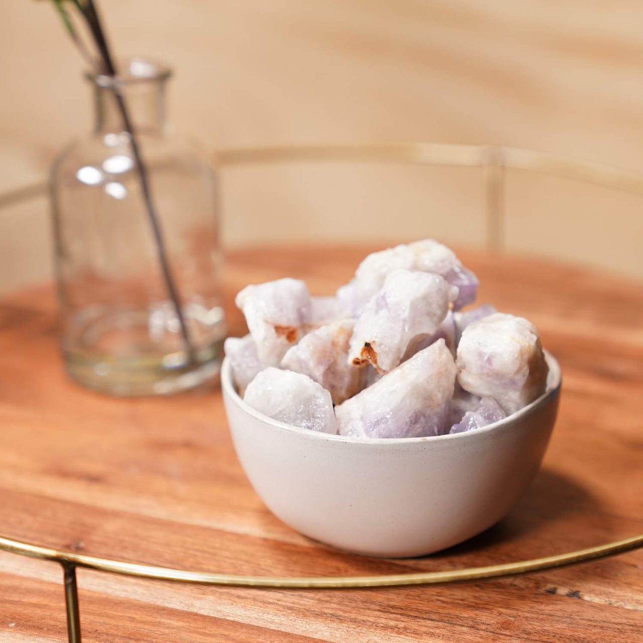 Crystal Allies 1 Pound Bulk Rough Amethyst Reiki Crystal Healing Stones Large 1" from Brazil Brazil Amethyst 1 LB