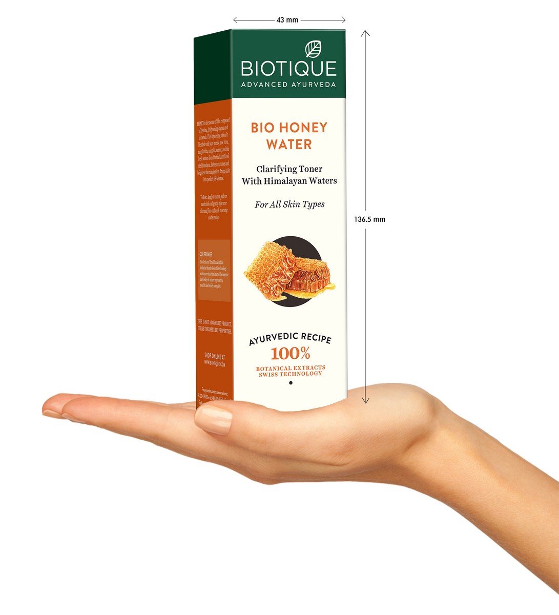Biotique Bio Sandalwood Sunscreen Ultra Soothing Face Lotion For Combination Skin, Spf 50+, 50Ml And Bio Honey Water Clarifying Toner, 120Ml, Pack Of 1